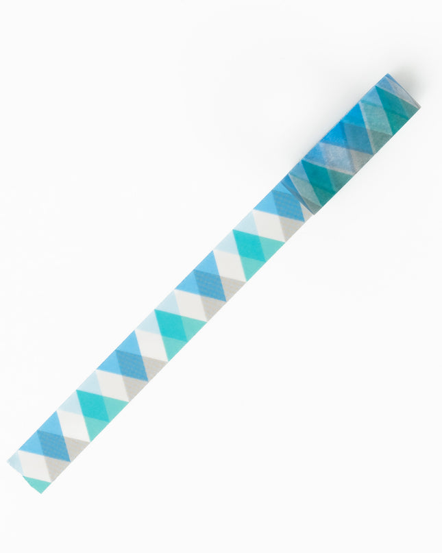 MT Triangle and Blue Diamond Washi Adhesive Tape - ZenPop Japan Stationery Store