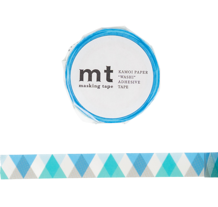 MT Masking Tape 15mm - Triangle and Blue Diamond
