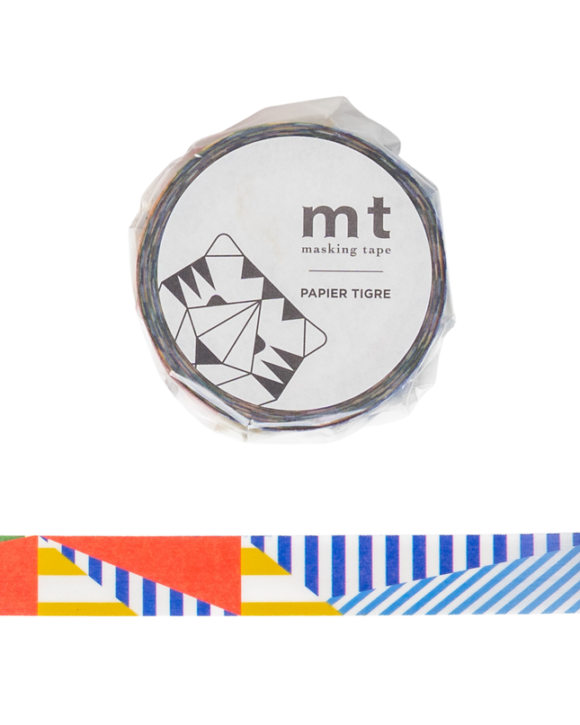 MT × Papier Tigre Masking Tape 15mm - LE NAUTIQUE (MTPAPI04)