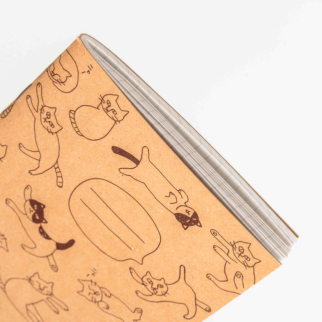MIDORI A6 Notebook Cat Flyer - ZenPop Japan Stationery Store