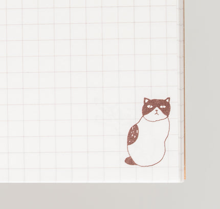 MIDORI A6 Notebook Cat Flyer - ZenPop Japan Stationery Store