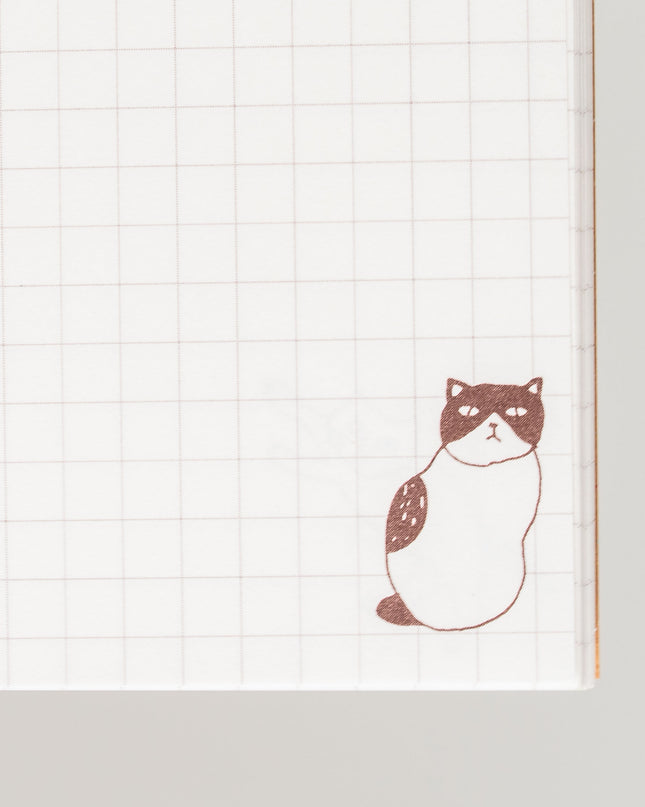 MIDORI A6 Notebook Cat Flyer - ZenPop Japan Stationery Store