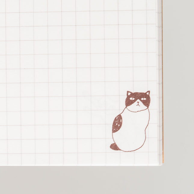 MIDORI A6 Notebook Cat Flyer - ZenPop Japan Stationery Store