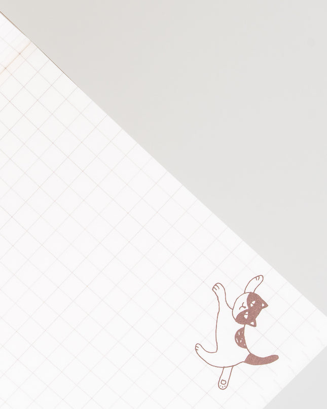 MIDORI A6 Notebook Cat Flyer - ZenPop Japan Stationery Store
