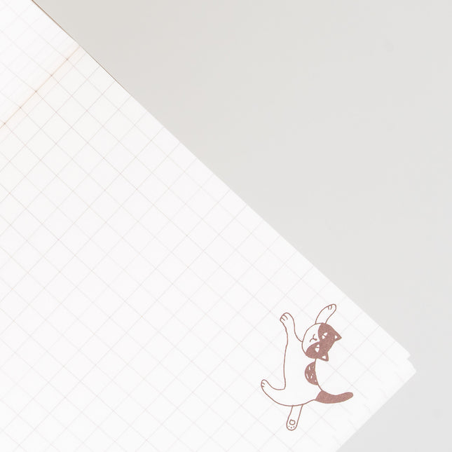 MIDORI A6 Notebook Cat Flyer - ZenPop Japan Stationery Store
