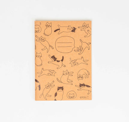 MIDORI A6 Notebook Cat Flyer - ZenPop Japan Stationery Store