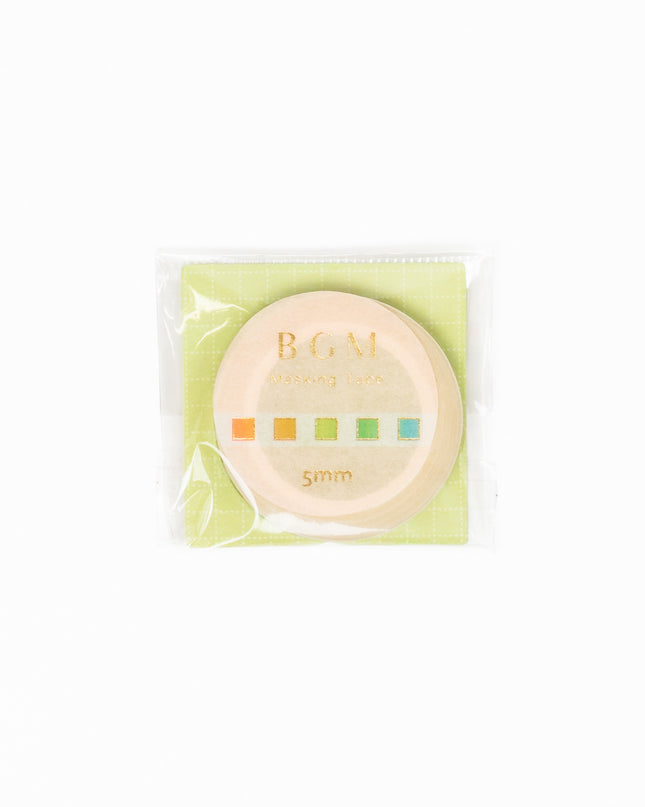 BGM Foil Stamping Masking Tape 5mm - ZenPop Japan Stationery Store