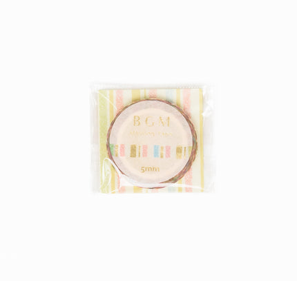 BGM Foil Stamping Masking Tape 5mm - ZenPop Japan Stationery Store