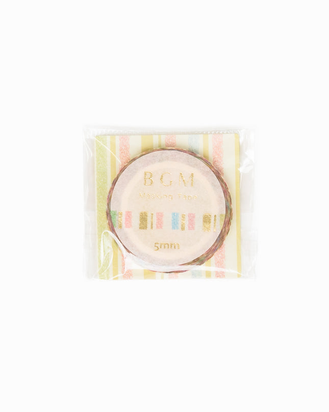 BGM Foil Stamping Masking Tape 5mm - ZenPop Japan Stationery Store