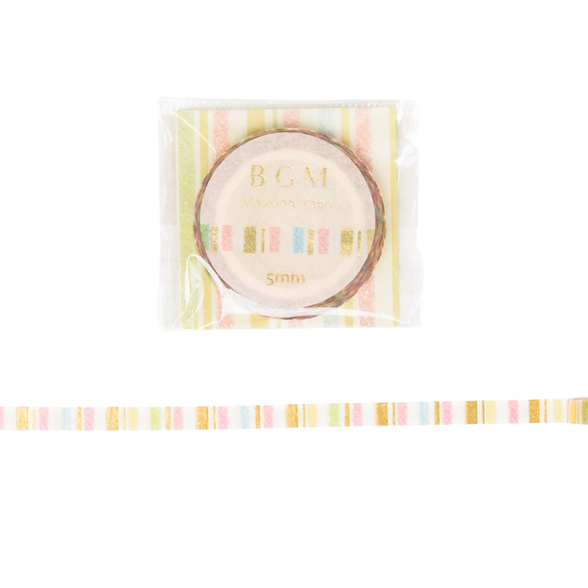 BGM Foil Masking Tape 5mm rainbow collection