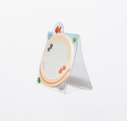 ACTIVE CORPORATION Stand Fusen Sticky Note goldfish stand on desk