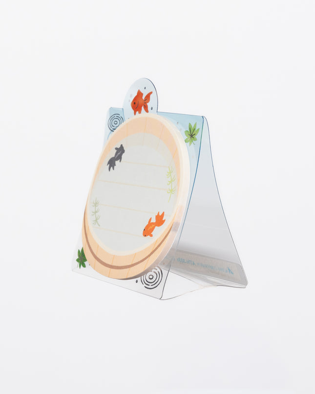 ACTIVE CORPORATION Stand Fusen Sticky Note goldfish stand on desk