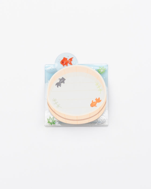 ACTIVE CORPORATION Stand Fusen Sticky Note goldfish stand on desk