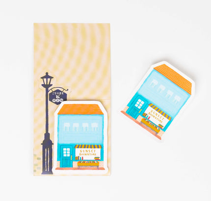 MINDWAVE Kotorimachi Shopping Street Standing Memo - ZenPop Japan Stationery Store