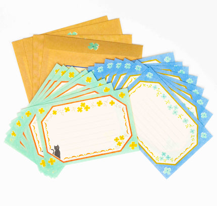 FURUKAWASHIKO Retro Diary Black Cat and Flowers - ZenPop Japan Stationery Store