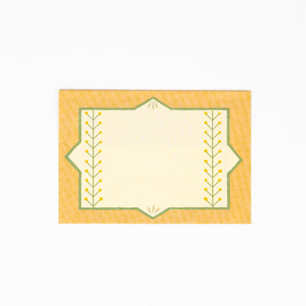 FURUKAWA SHIKO Mini Letter Set - Retro Diary Black Cat and Flowers