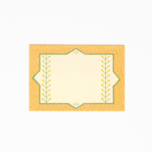 FURUKAWA SHIKO Mini Letter Set - Retro Diary Black Cat and Flowers
