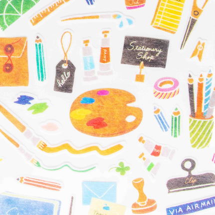 MIDORI Sticker Marche Stationery Pattern - ZenPop Japan Stationery Store