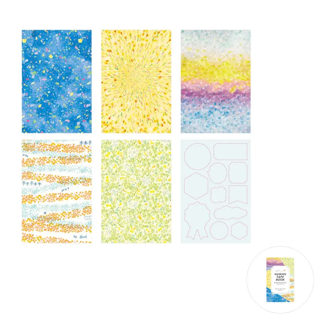 KING JIM Masking Tape Book - Postcard Size March