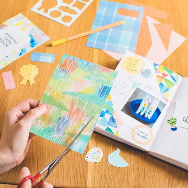 KING JIM Masking Tape Book - Postcard Size