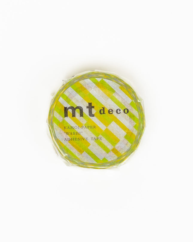 MT Block Stripes Washi Adhesive Tape - ZenPop Japan Stationery Store