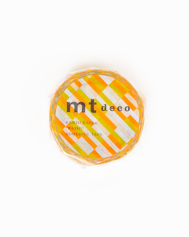MT Block Stripes Washi Adhesive Tape - ZenPop Japan Stationery Store