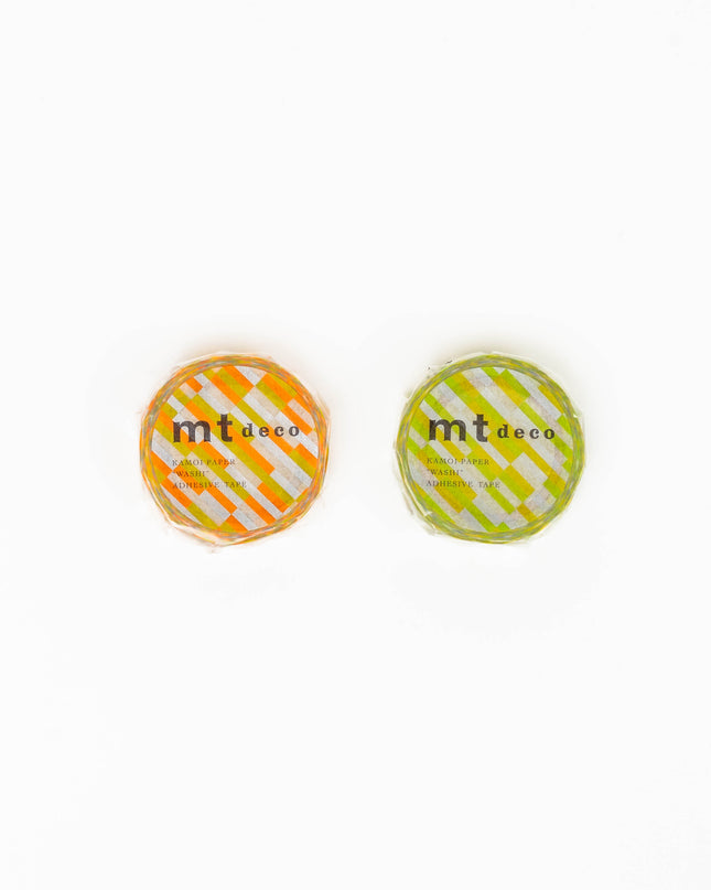 MT Block Stripes Washi Adhesive Tape - ZenPop Japan Stationery Store