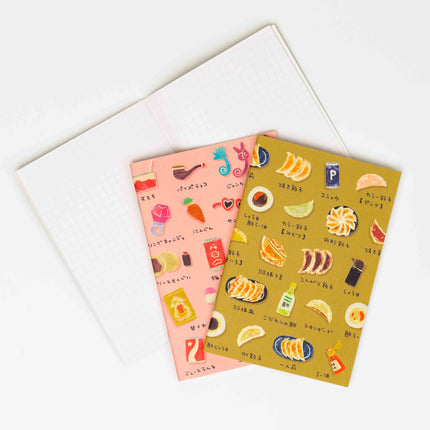 TANTAN Delicious Shopping Street Note Book - ZenPop Japan Stationery Store