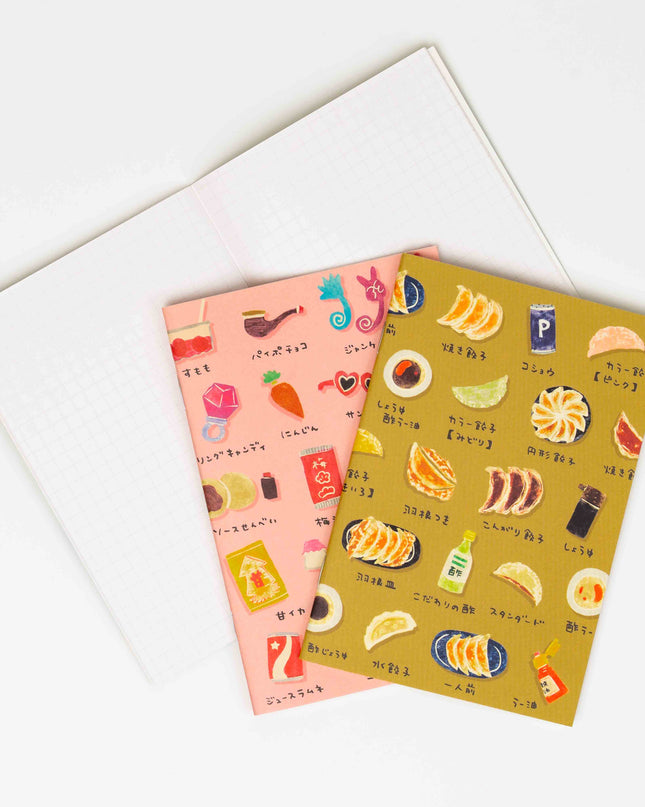 TANTAN Delicious Shopping Street Note Book - ZenPop Japan Stationery Store