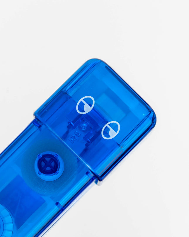 NICHIBAN tenori Ichioshi Adhesive Tape blue close up on cute cap