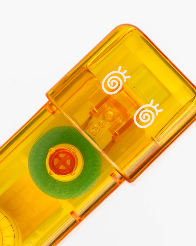 NICHIBAN tenori Ichioshi Adhesive Tape yellow close up on cute cap