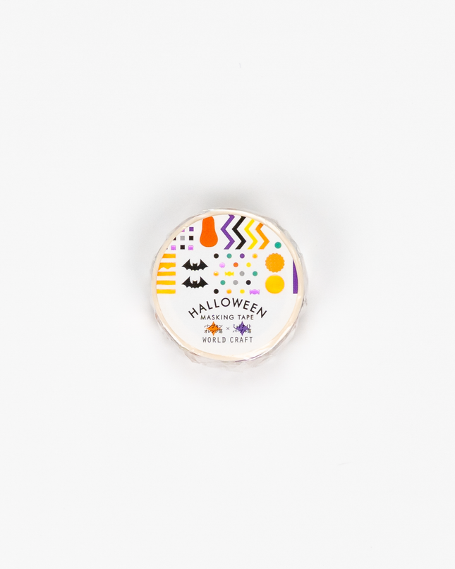 WORLD CRAFT Halloween Masking Tape