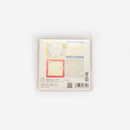 ORIENTAL BERRY Bakekomono Memo Pad back