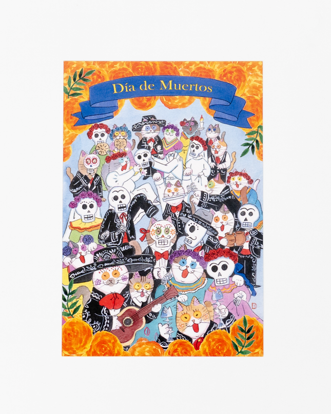 PAPIER PLATZ Halloween Postcard