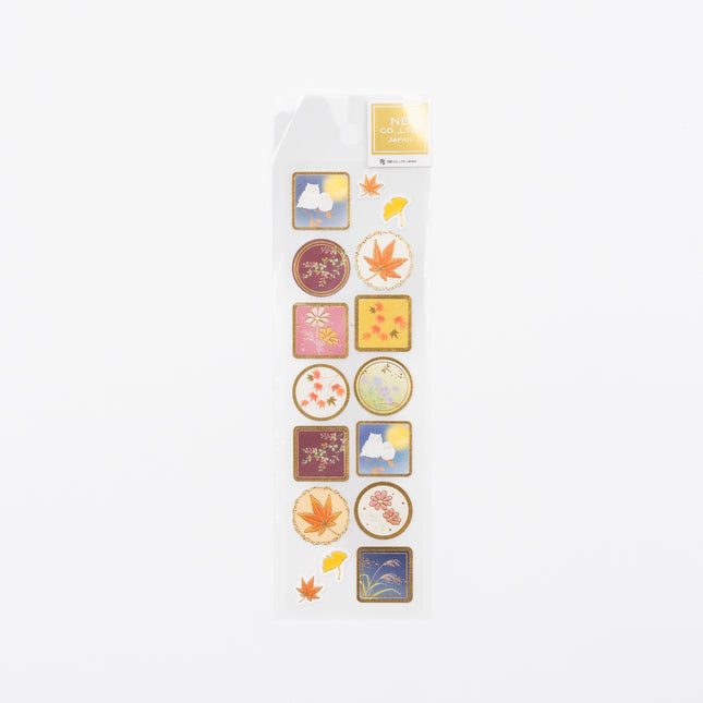 NB Gold Foil Sticker Sheet - Autumn's Tradition