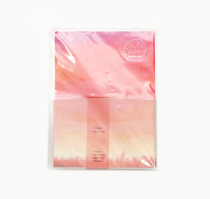 RYU RYU Sky Time Letter Set - Sunset Town