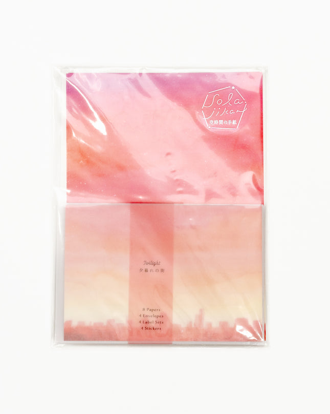 RYU RYU Sky Time Letter Set - Sunset Town