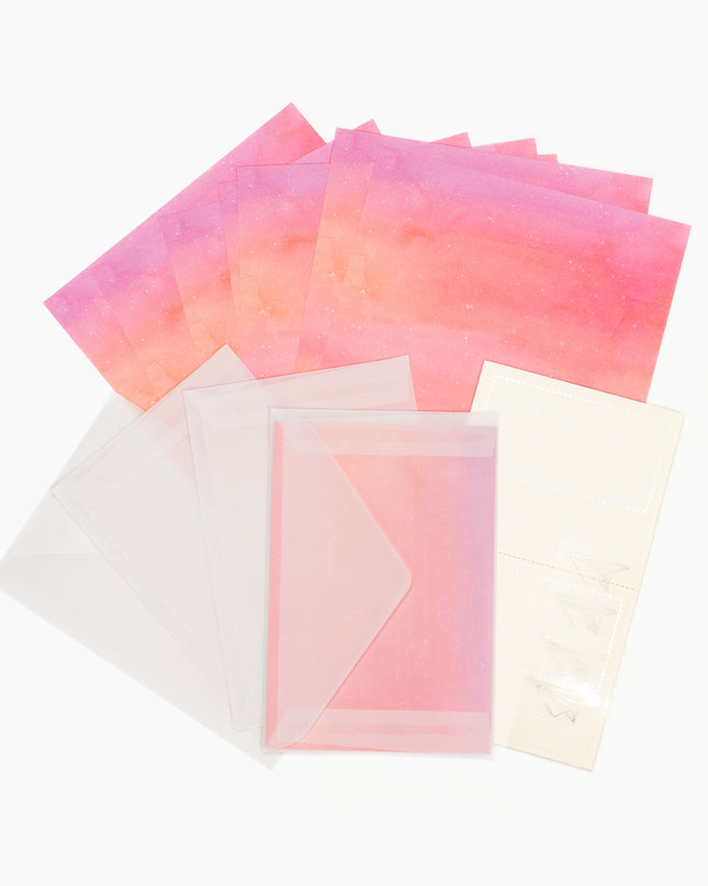 RYU RYU Sky Time Letter Set - Sunset Town