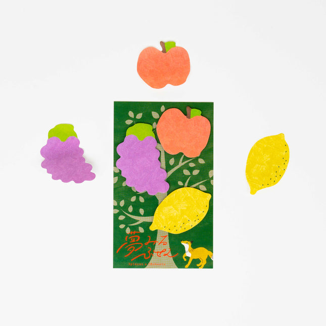 GREENFLASH Dreamy Fruit Sticky Notes - ZenPop Japan Stationery Store