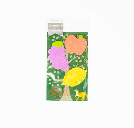 GREENFLASH Dreamy Fruit Sticky Notes - ZenPop Japan Stationery Store