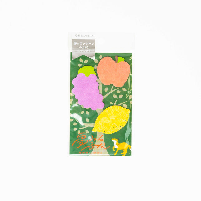 GREENFLASH Dreamy Fruit Sticky Notes - ZenPop Japan Stationery Store