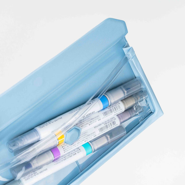 KING JIM Flatty Pen Case - ZenPop Japan Stationery Store