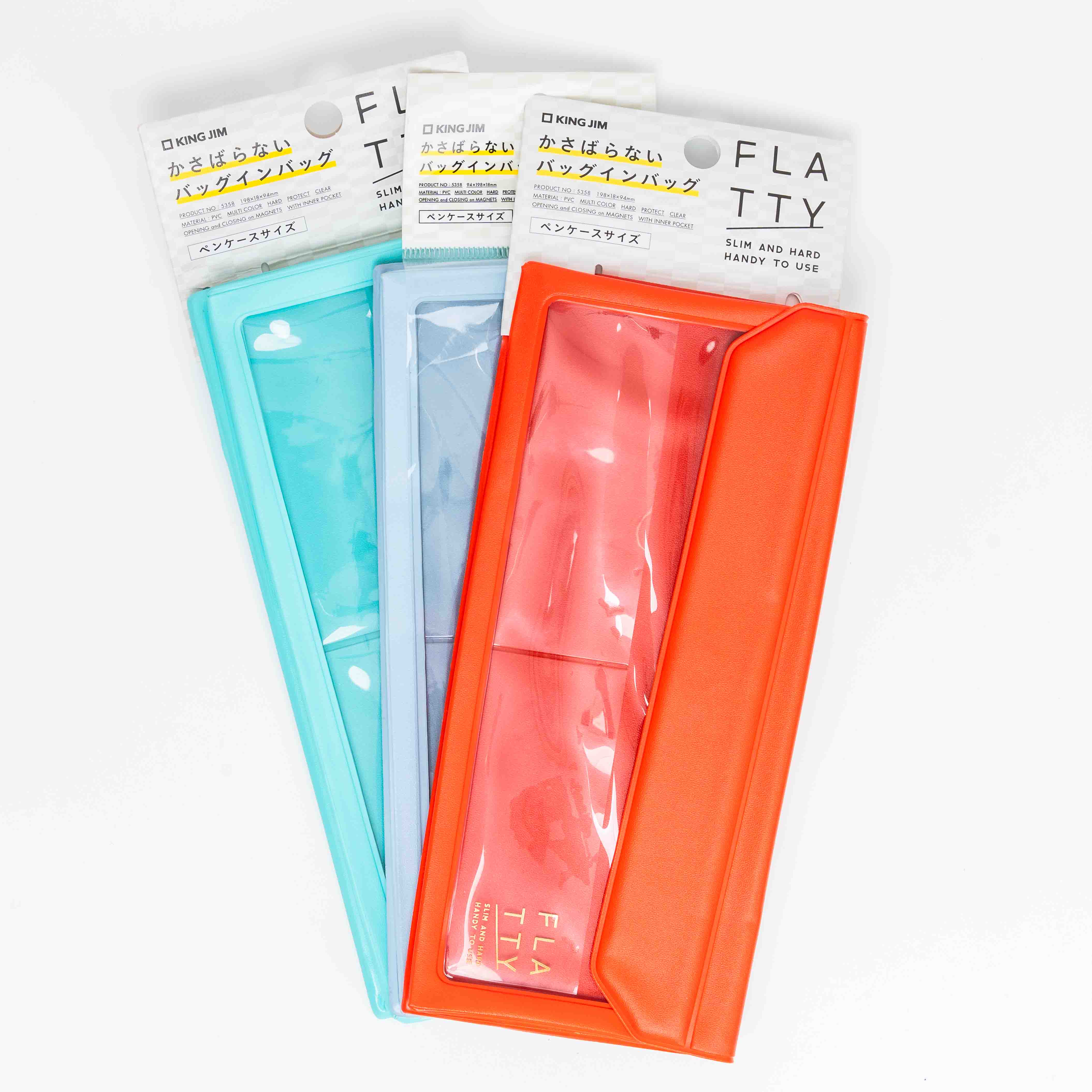 KING JIM Flatty Pen Case