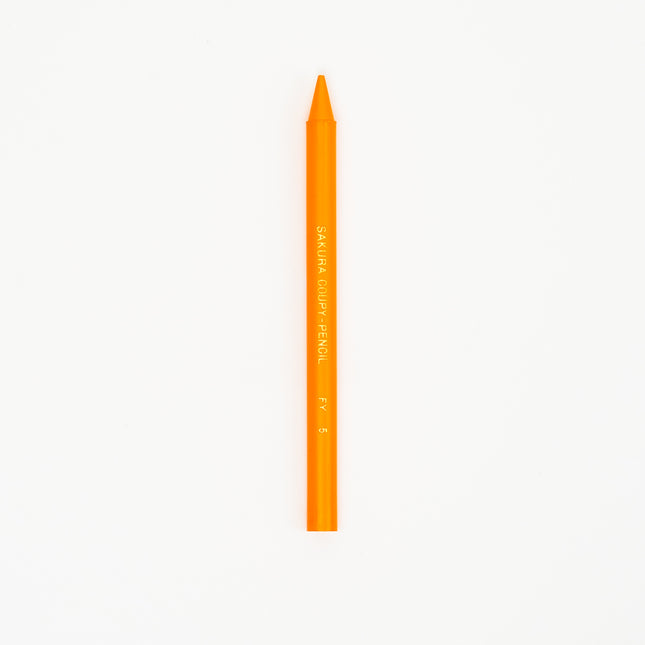 SAKURA CRAYPAS Coupy Pencil Orange - ZenPop Japan Stationery Store