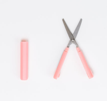 SUNSTAR Stickyle Portable Scissors Compact Type in pink