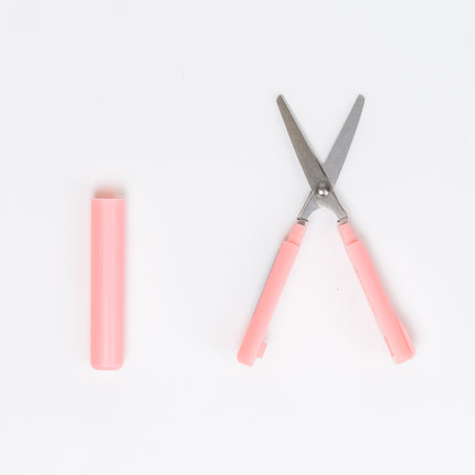 SUNSTAR Stickyle Portable Scissors Compact Type in pink