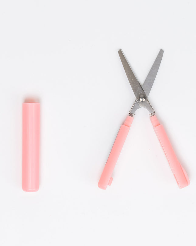 SUNSTAR Stickyle Portable Scissors Compact Type in pink