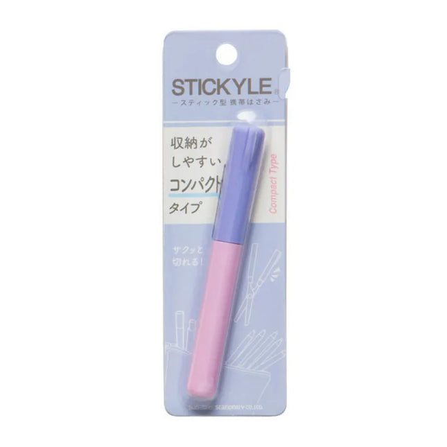 SUNSTAR Stickyle Portable Scissors Compact Type Purple X Pink