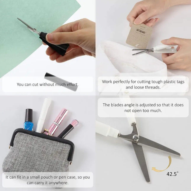 SUNSTAR Stickyle Portable Scissors Compact Type examples