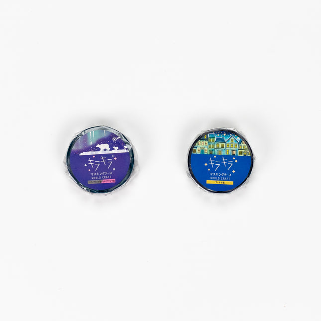 WORLD CRAFT KiraKira Masking Tape 15mm - Starry Sky